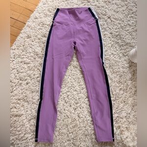 Wilo The Label Purple White Leggings Women Small